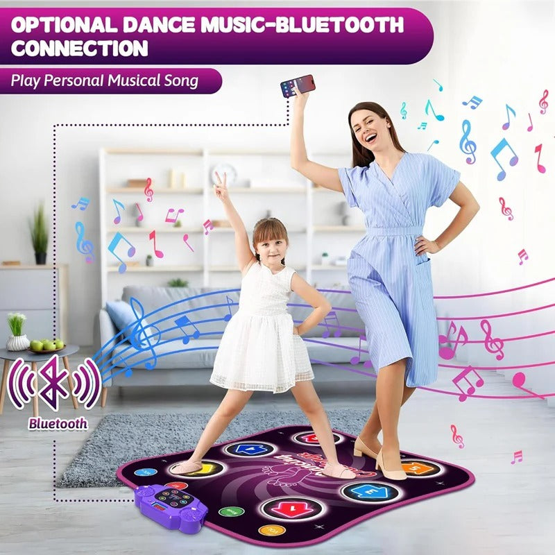 Interactive Light Up Dance Mat for Kids with 5 Challenge Levels