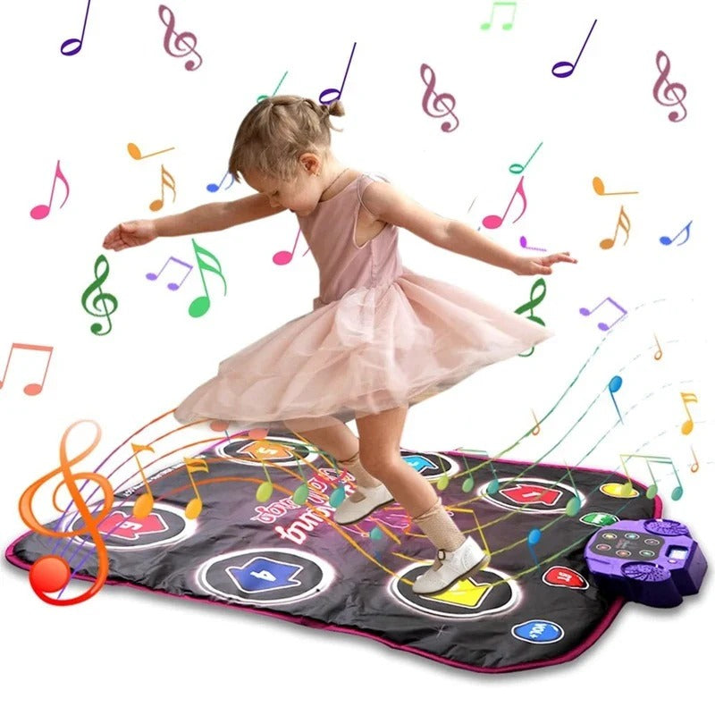 Interactive Light Up Dance Mat for Kids with 5 Challenge Levels