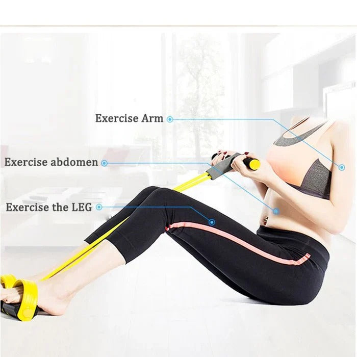Pedal Resistance Bands Sit-up Pull Rope for Home Exercise
