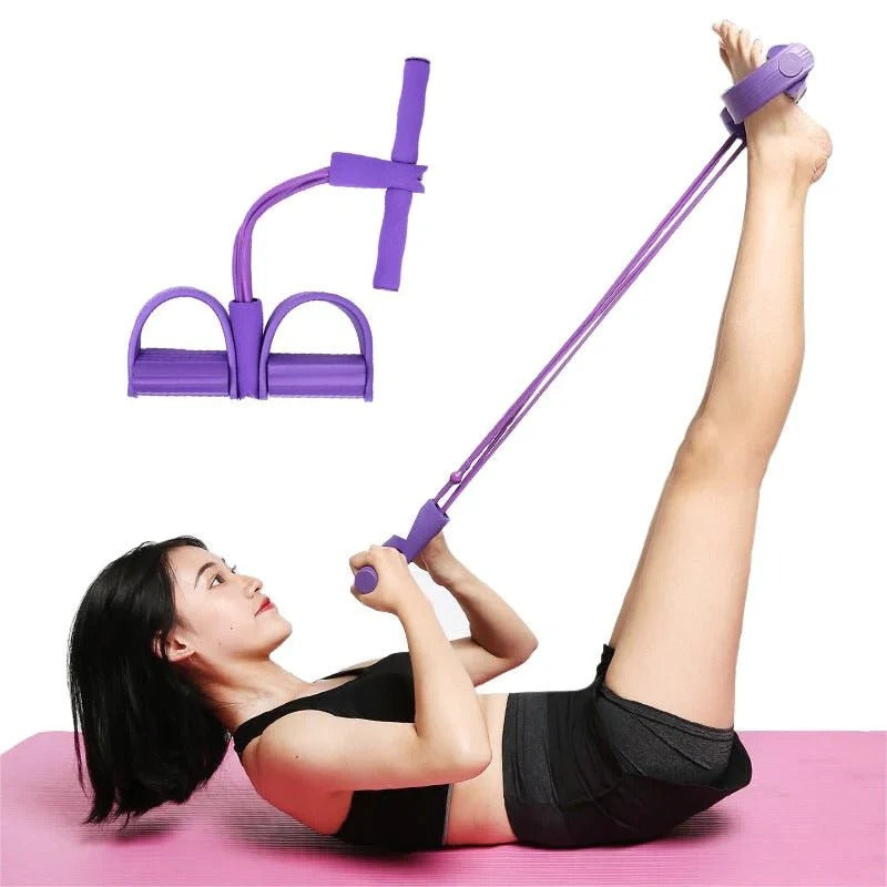 Pedal Resistance Bands Sit-up Pull Rope for Home Exercise