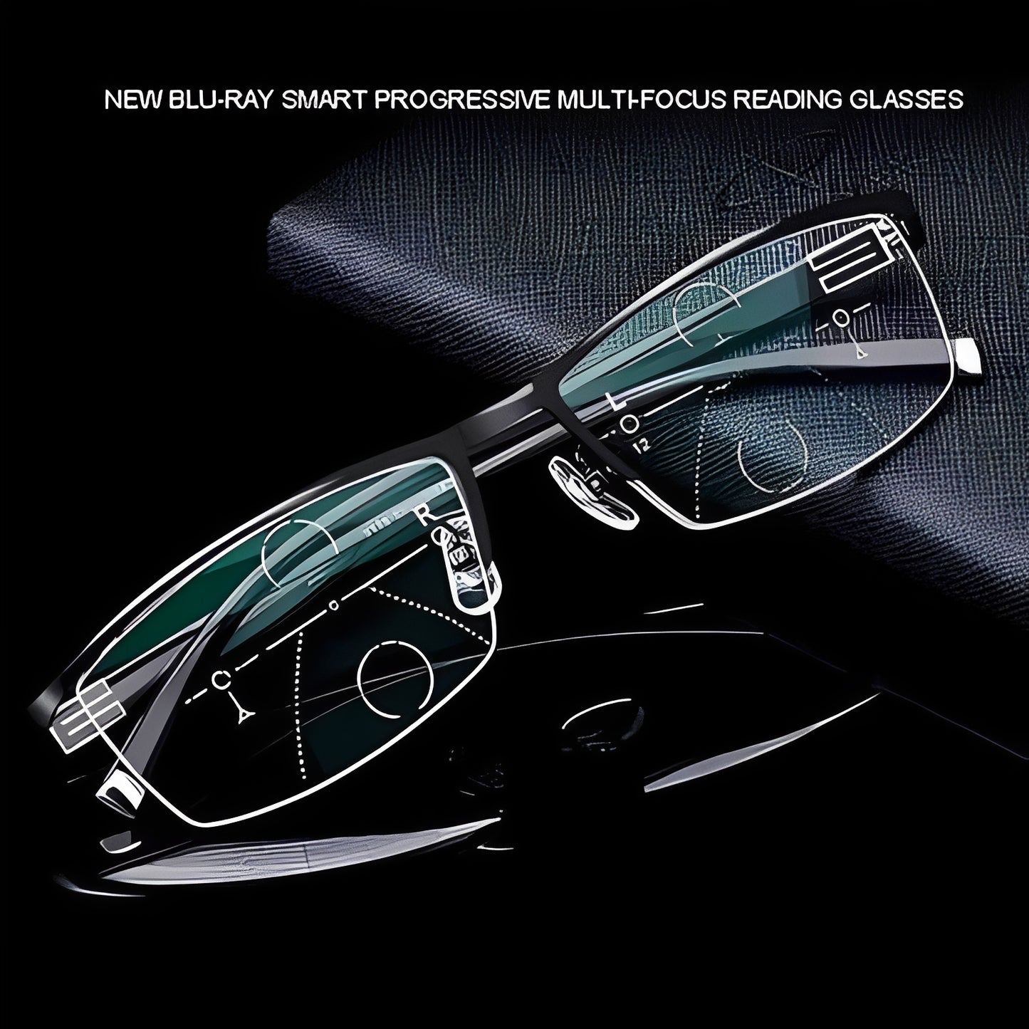 Progressive Sunglasses with Multi Zone Lens Design