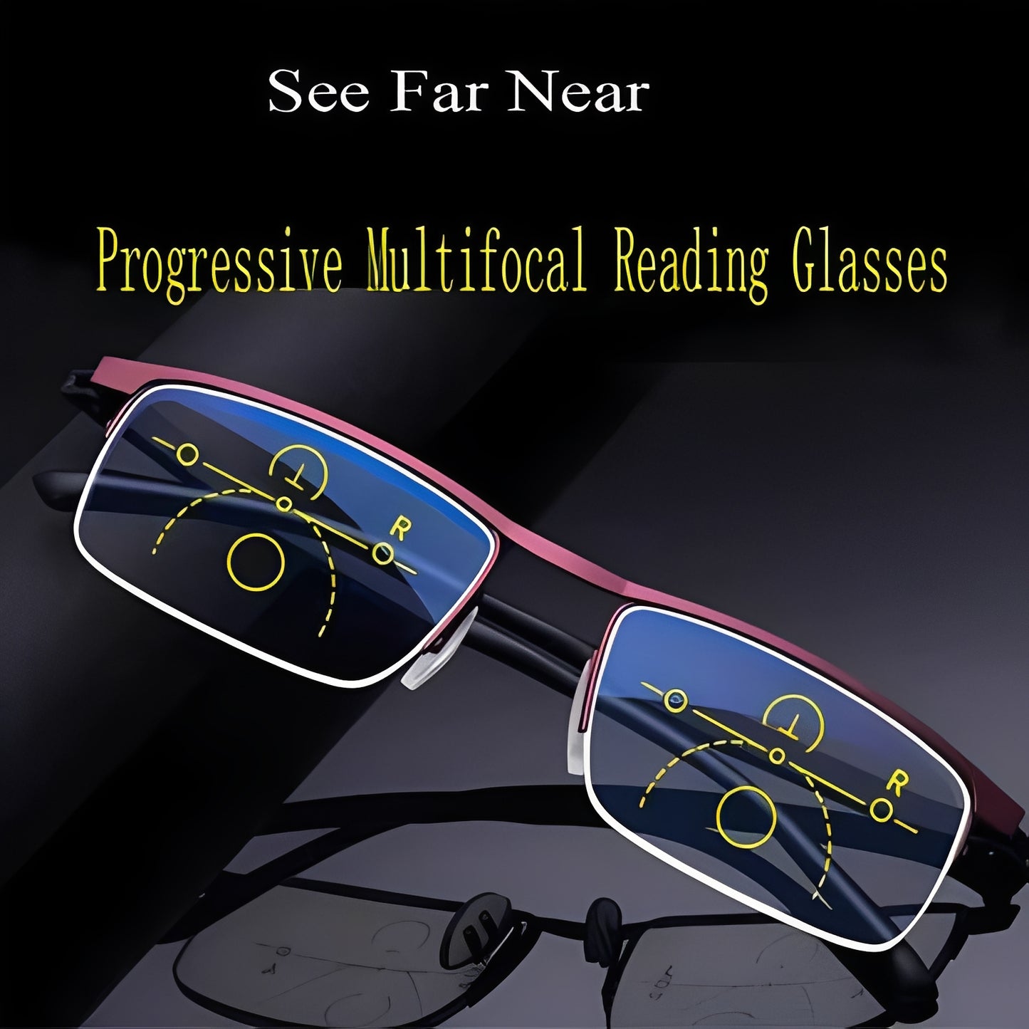 Progressive Sunglasses with Multi Zone Lens Design