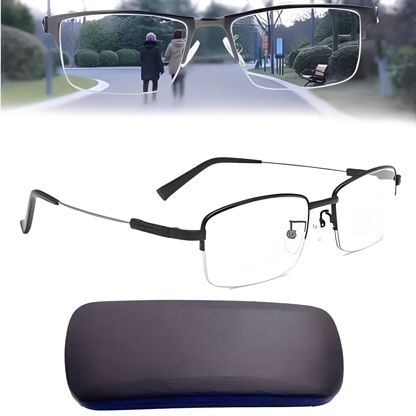 Progressive Sunglasses with Multi Zone Lens Design