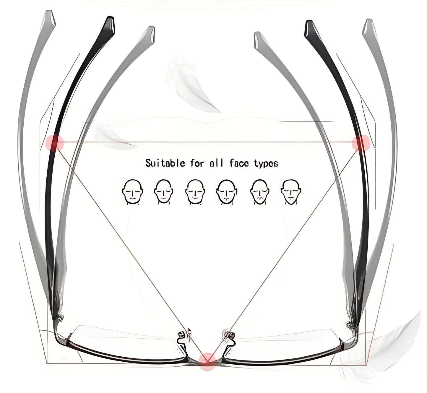 Progressive Sunglasses with Multi Zone Lens Design