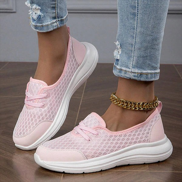 Mesh Shoes for Women with Wedge Design