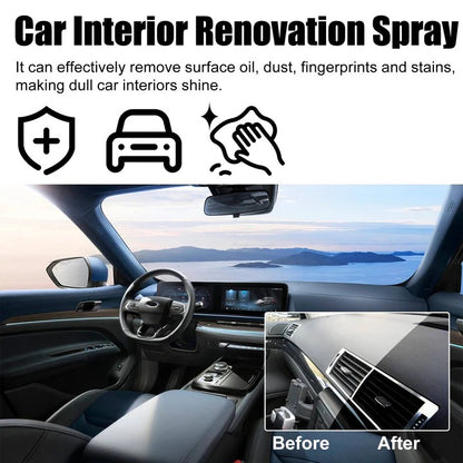 Car Interior Surface Cleaner Spray, Set of 3