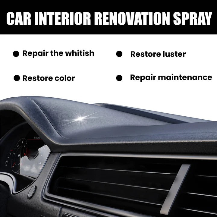 Car Interior Surface Cleaner Spray, Set of 3