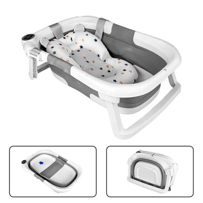 Foldable Infant Bathing Tub with Temperature Indicator