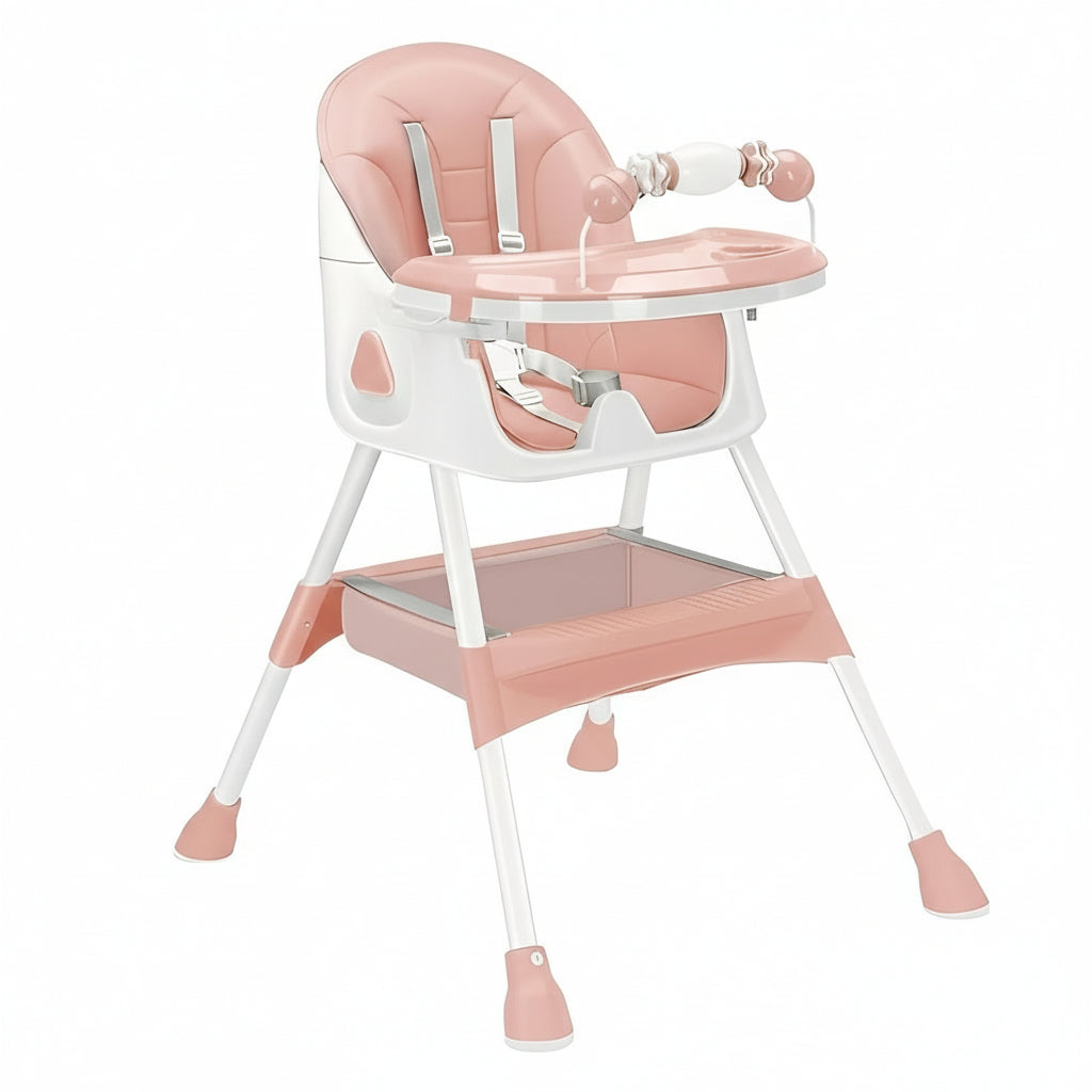 Foldable Baby Chair with Stainless Steel Frame