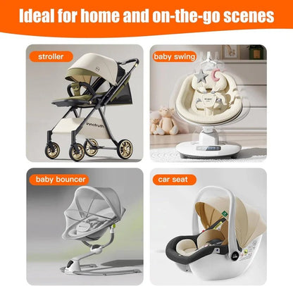 Baby Pillow with Memory Foam Blend and Adjustable Positioning Design