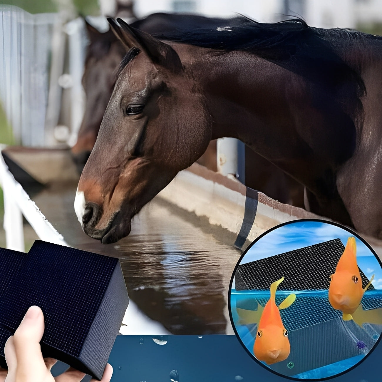 Activated Carbon Water Cube for Aquariums and Livestock Troughs