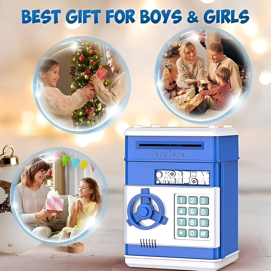 Kids Electronic Piggy Bank with Password Lock and Coin Slot