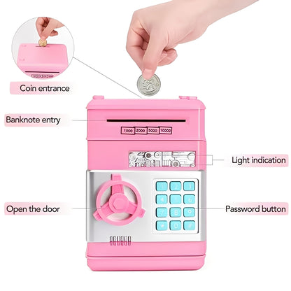Kids Electronic Piggy Bank with Password Lock and Coin Slot