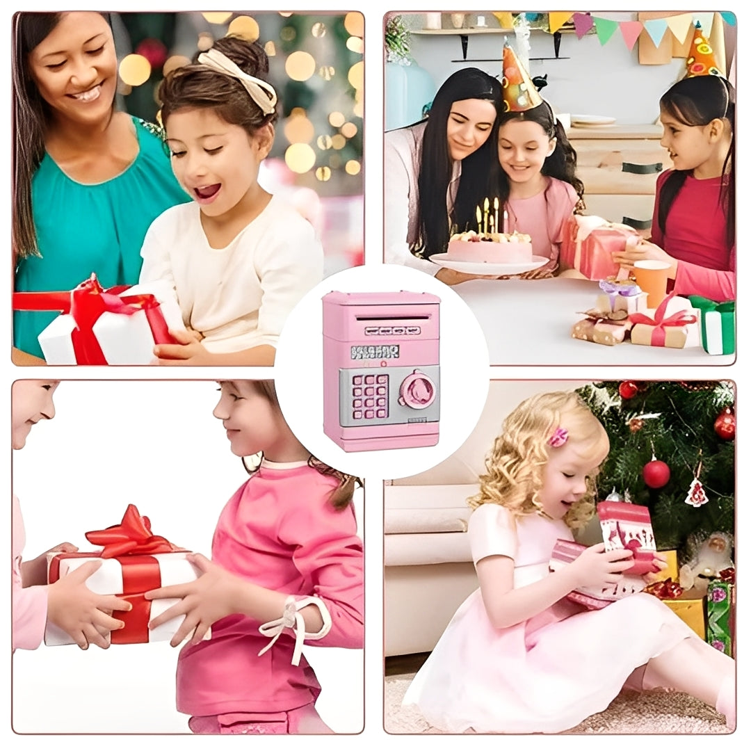 Kids Electronic Piggy Bank with Password Lock and Coin Slot