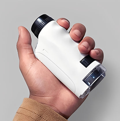 Portable Mini Microscope for Kids with LED and Zoom Range