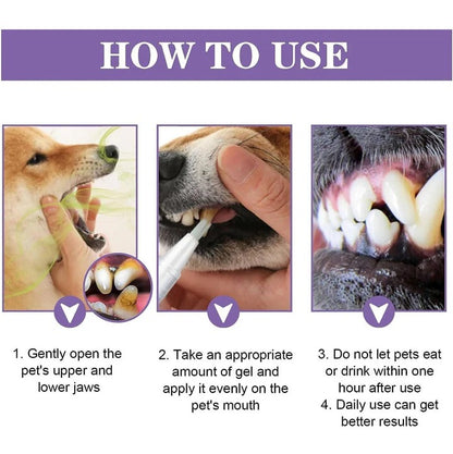 Dog Oral Gel for Teeth and Gum Care, Set of 3