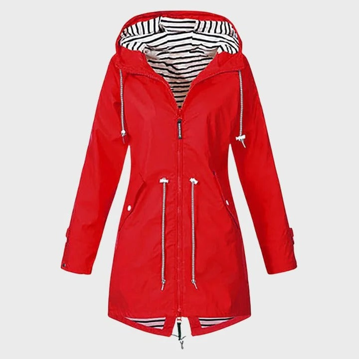 Women’s Rain Jacket with Adjustable Hood