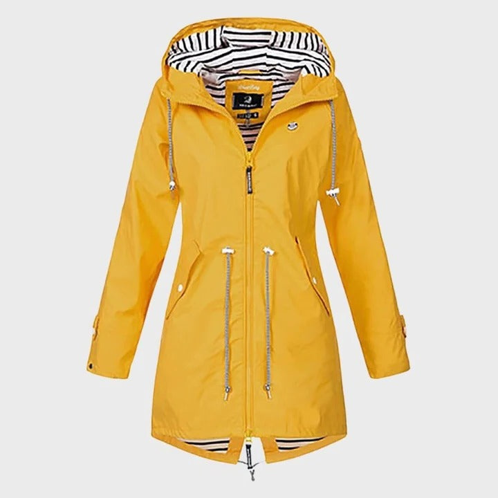 Women’s Rain Jacket with Adjustable Hood
