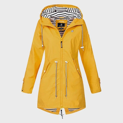 Women’s Rain Jacket with Adjustable Hood