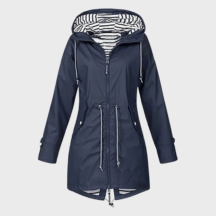 Women’s Rain Jacket with Adjustable Hood