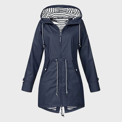 Women’s Rain Jacket with Adjustable Hood