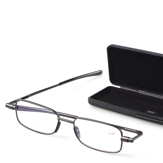 Folding Close Work Eyewear with Stainless Steel Frame