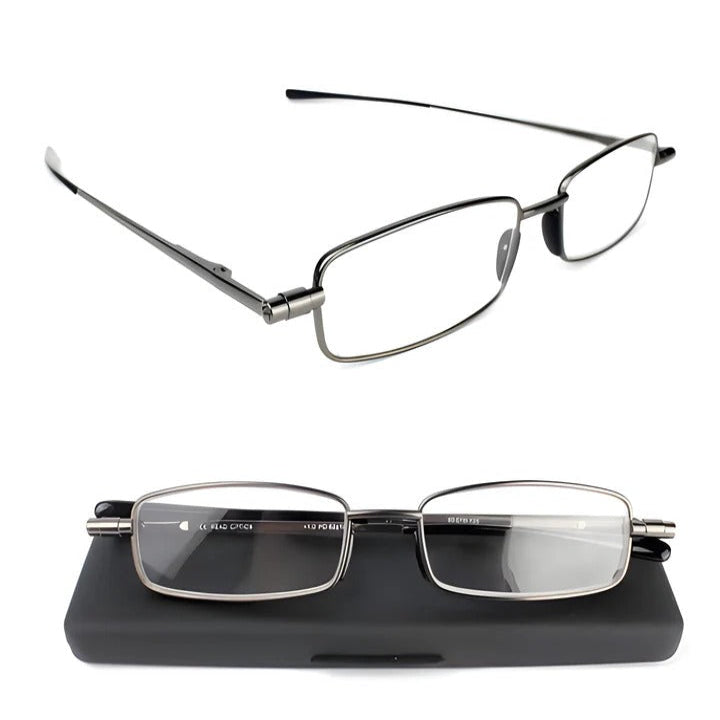 Folding Close Work Eyewear with Stainless Steel Frame