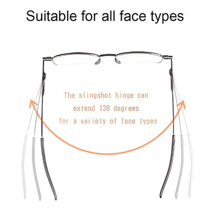 Folding Close Work Eyewear with Stainless Steel Frame