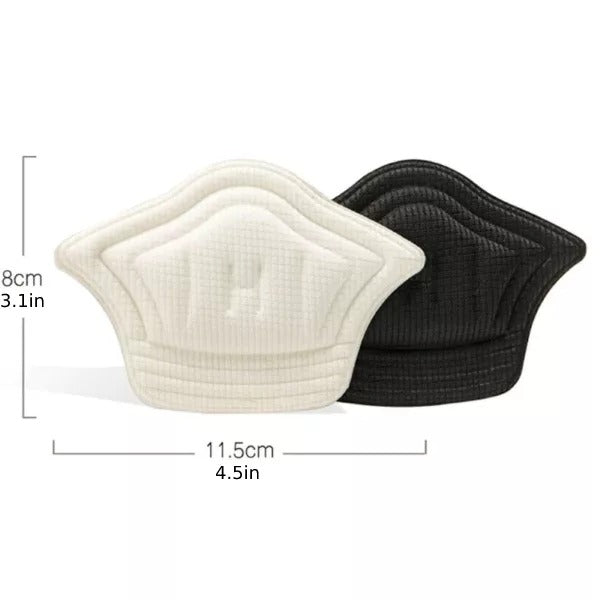 Heel Inserts for Shoes with Adjustable Foam and Adhesive Back