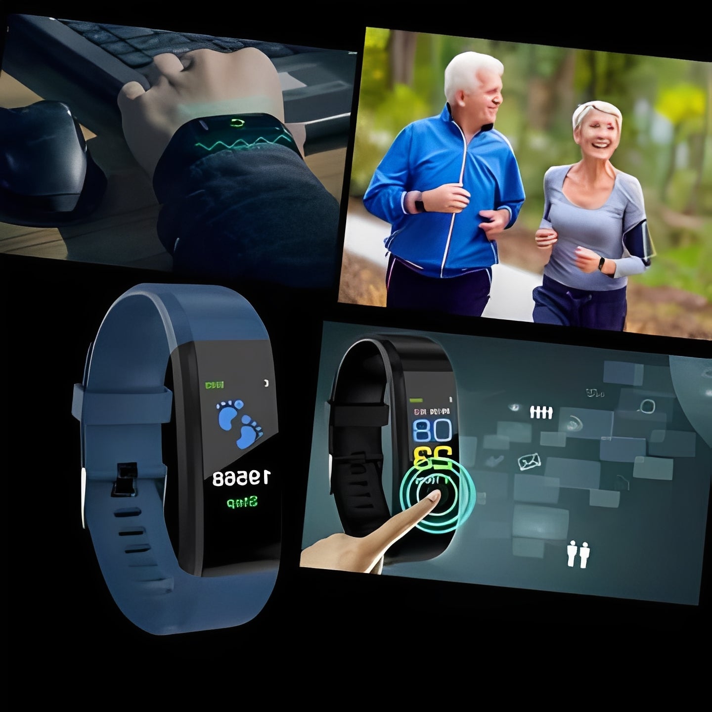 Smartwatch with LED Display and Calling Feature