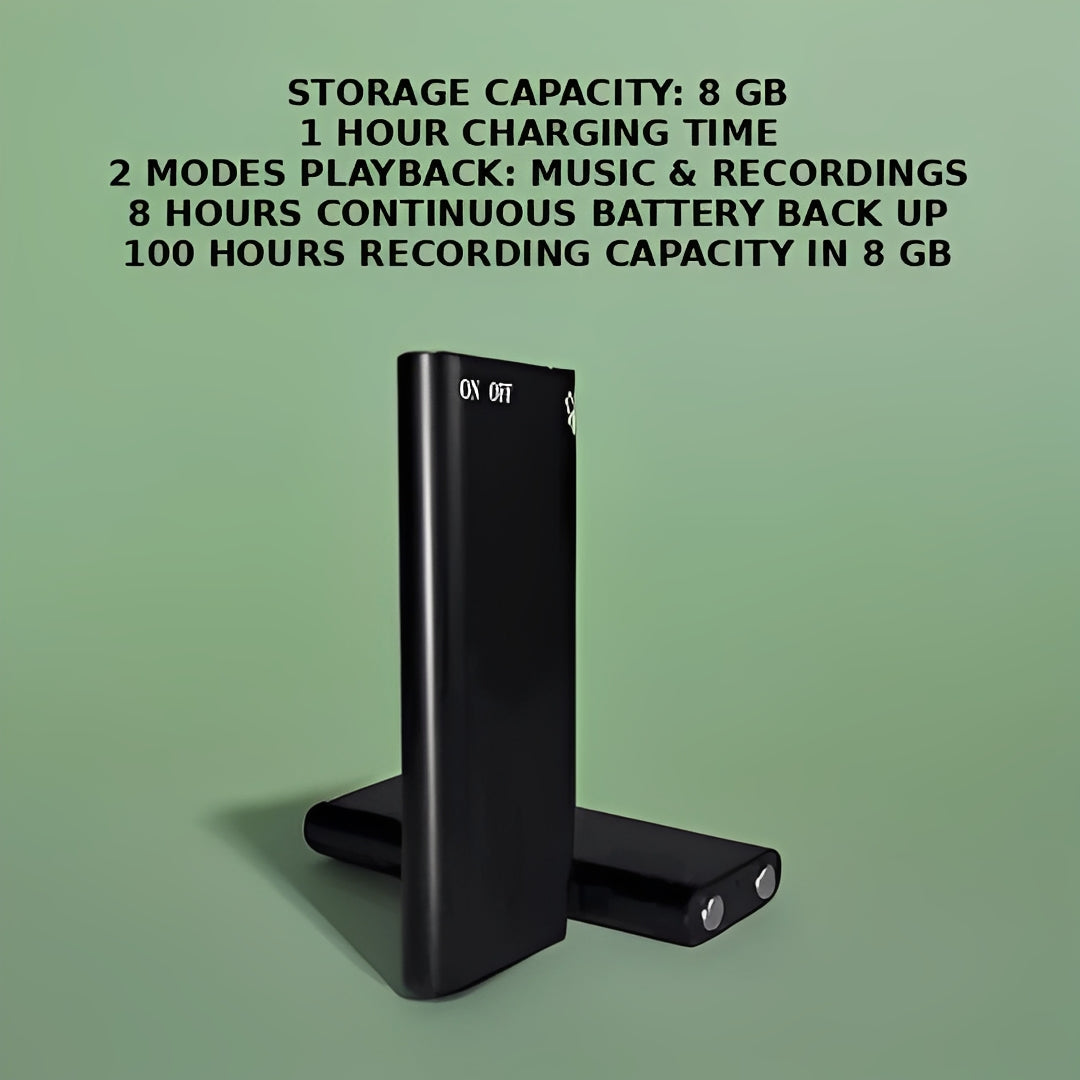 Mini Digital Voice Recorder with Sound Activation