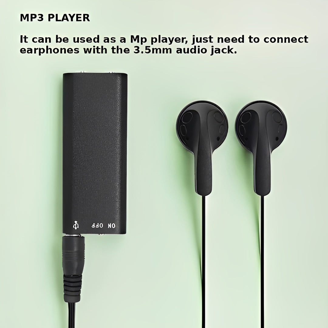 Mini Digital Voice Recorder with Sound Activation