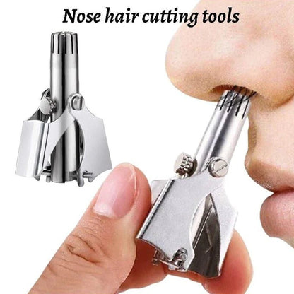 Manual Stainless Steel Nose and Ear Hair Trimmer