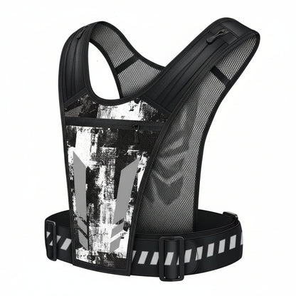 Adjustable Running Vest with Phone Holder and Storage