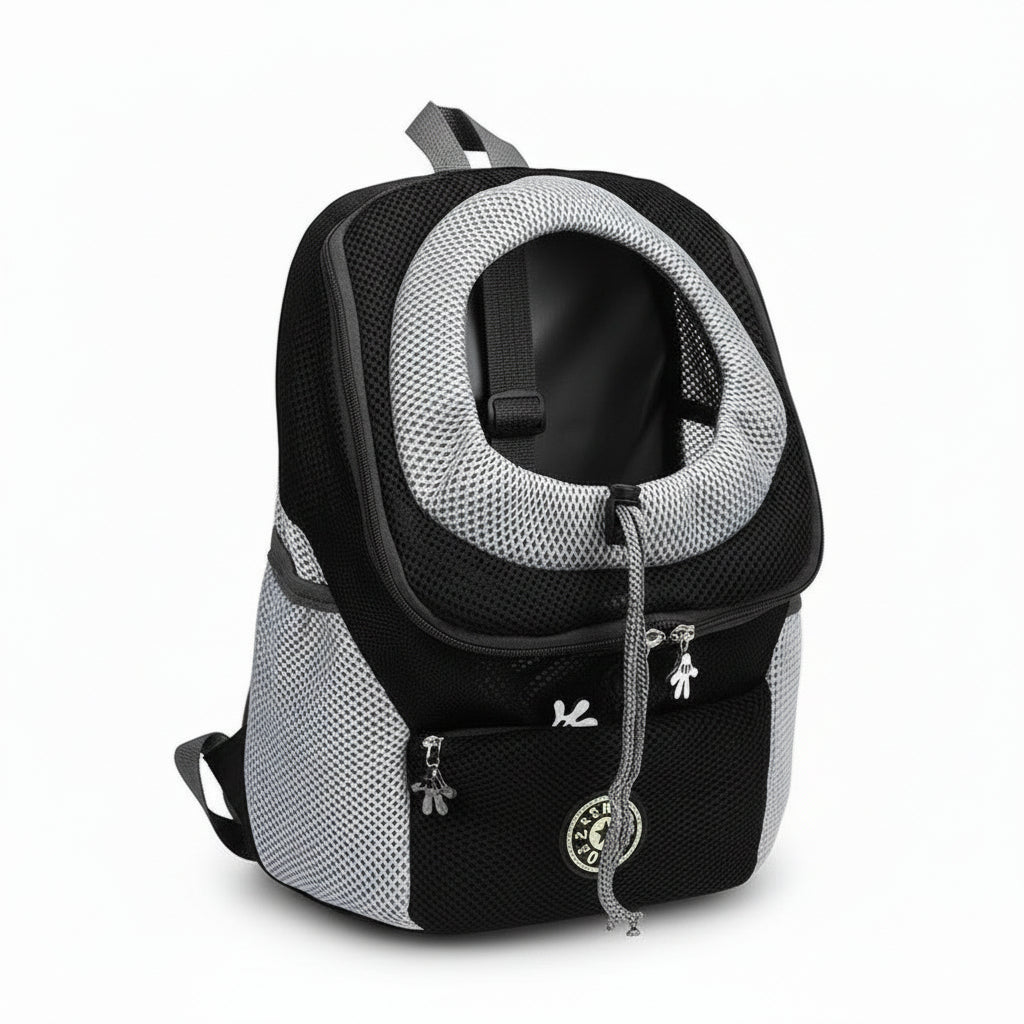Fur Pet Carrier with Adjustable Straps