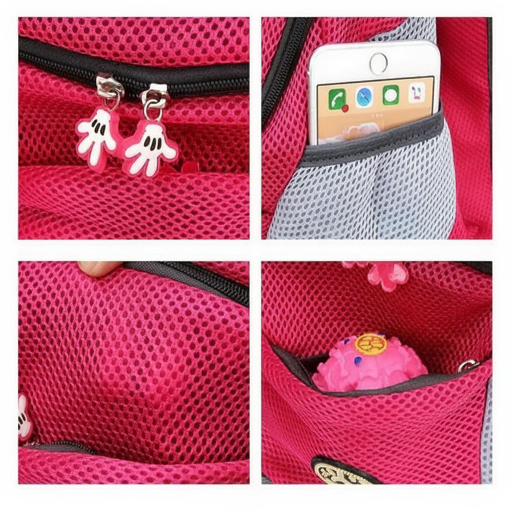 Fur Pet Carrier with Adjustable Straps