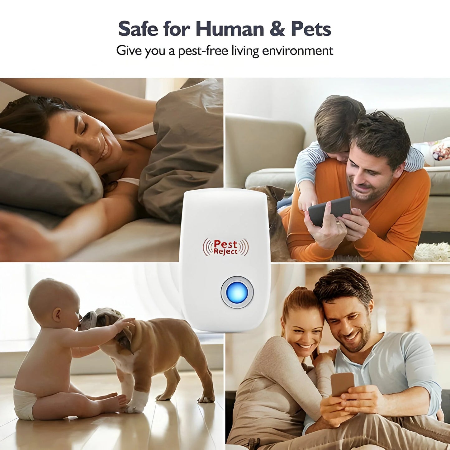 Ultrasonic Pest Deterrent Device with Frequency Conversion Technology