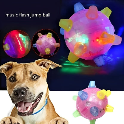 Rechargeable Dog Ball Toy with Jumping and Bouncing Action