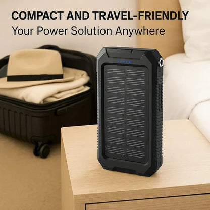 Portable 30,000mAh Solar USB Power Bank