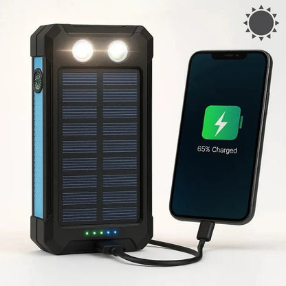 Portable 30,000mAh Solar USB Power Bank