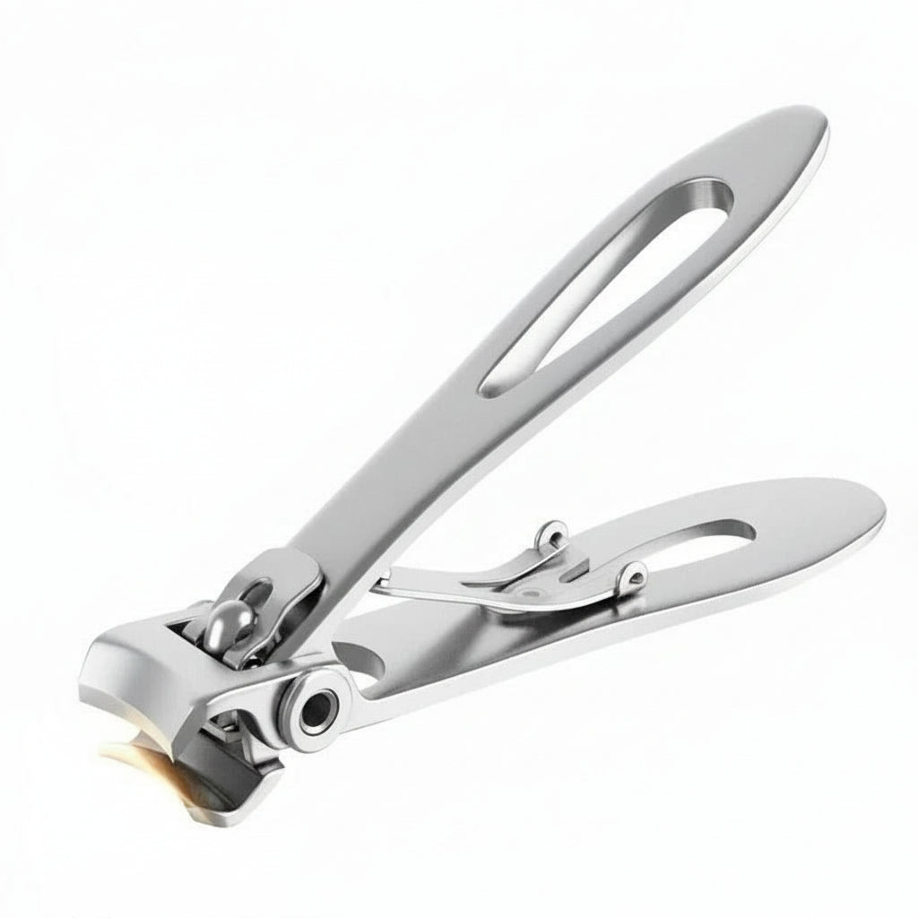 Nail Clipper with Curved Cutting Edge for Hand and Foot Nails