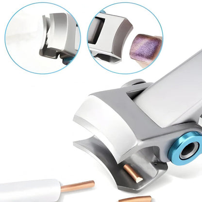 Nail Clipper with Curved Cutting Edge for Hand and Foot Nails