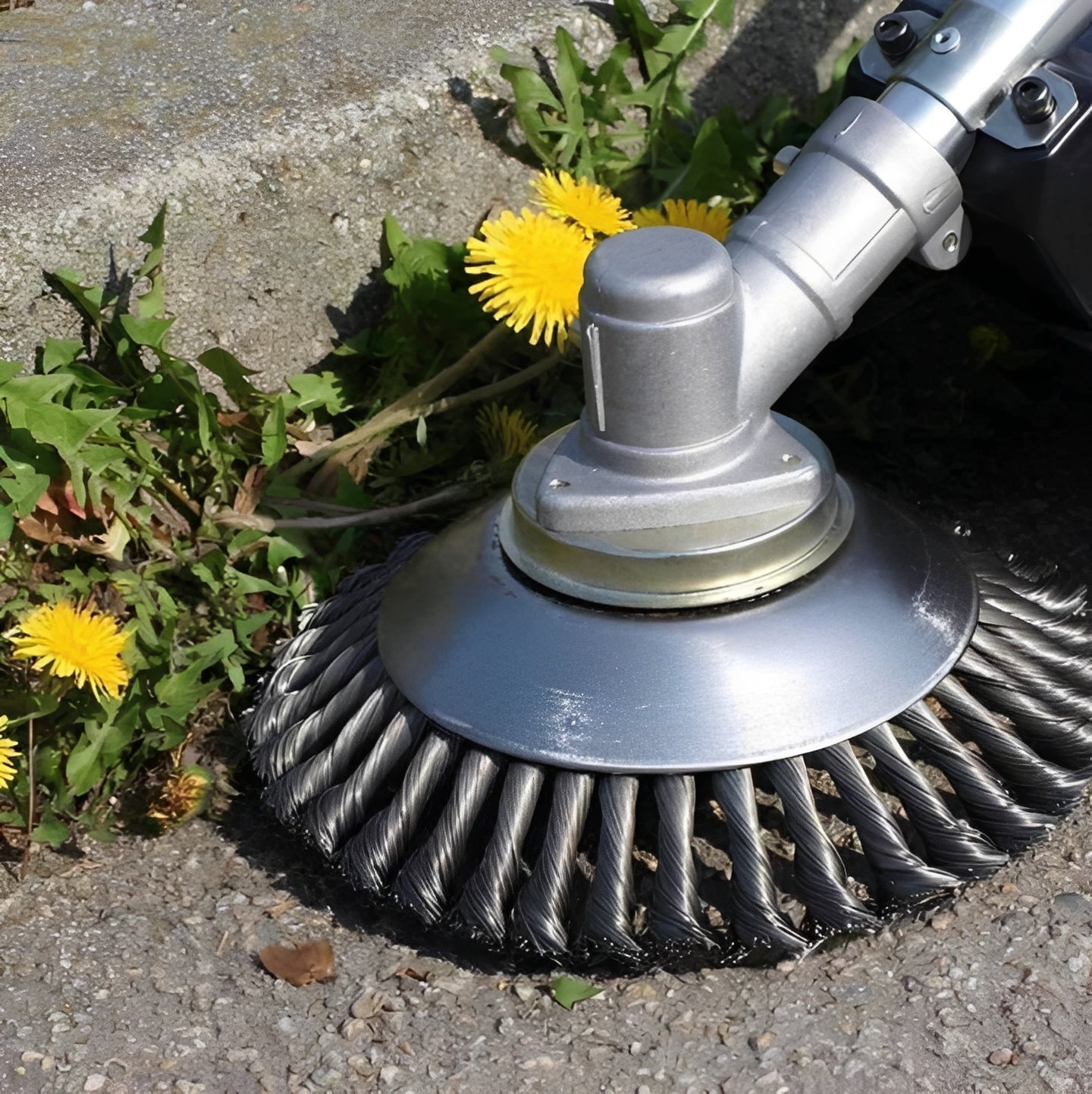 Carbon Steel Trimmer Weed Brush Head for Grass Cutting