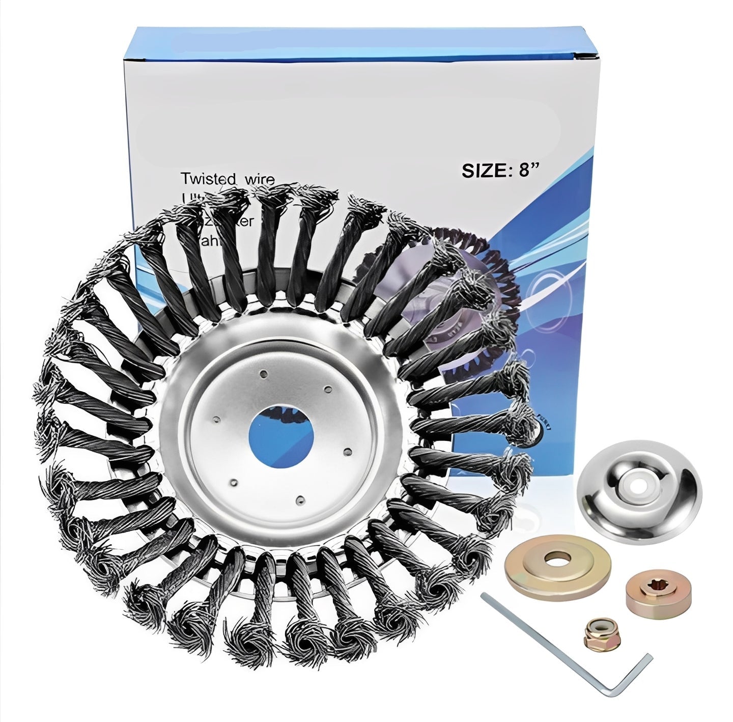 Carbon Steel Trimmer Weed Brush Head for Grass Cutting