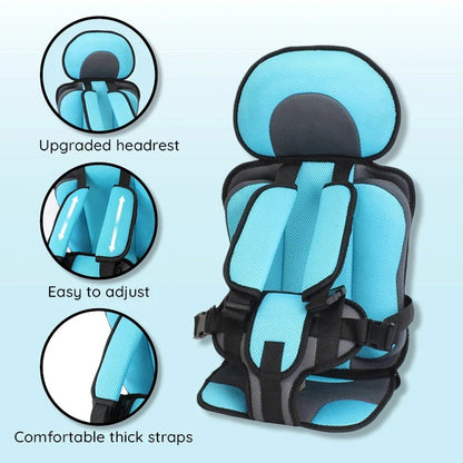 Vehicle Cushion Seat for Children with Strap System