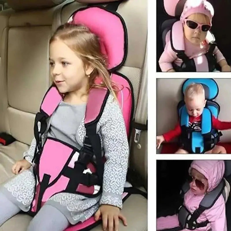 Vehicle Cushion Seat for Children with Strap System