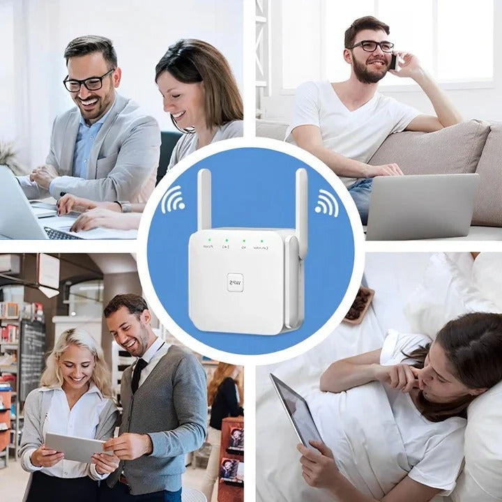 WiFi Repeater for 2.4GHz Network Extension, Up to 300Mbps