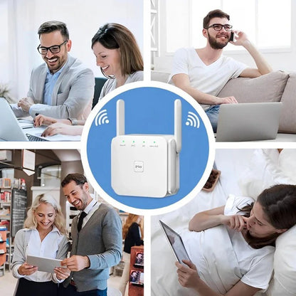 WiFi Repeater for 2.4GHz Network Extension, Up to 300Mbps