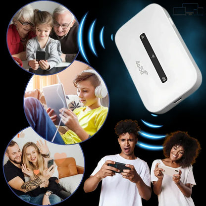 Portable Wireless Wi-Fi Hotspot with 4G LTE Connectivity