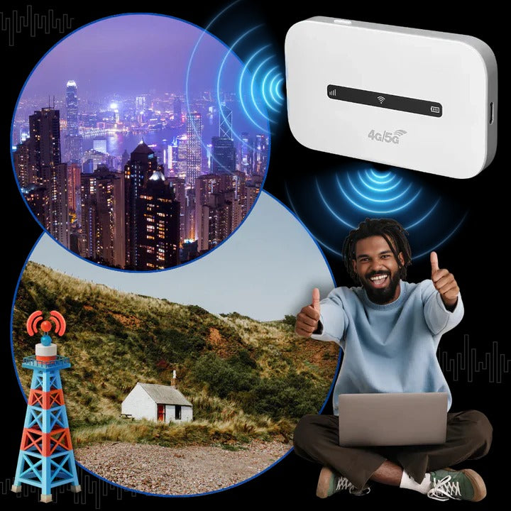 Portable Wireless Wi-Fi Hotspot with 4G LTE Connectivity